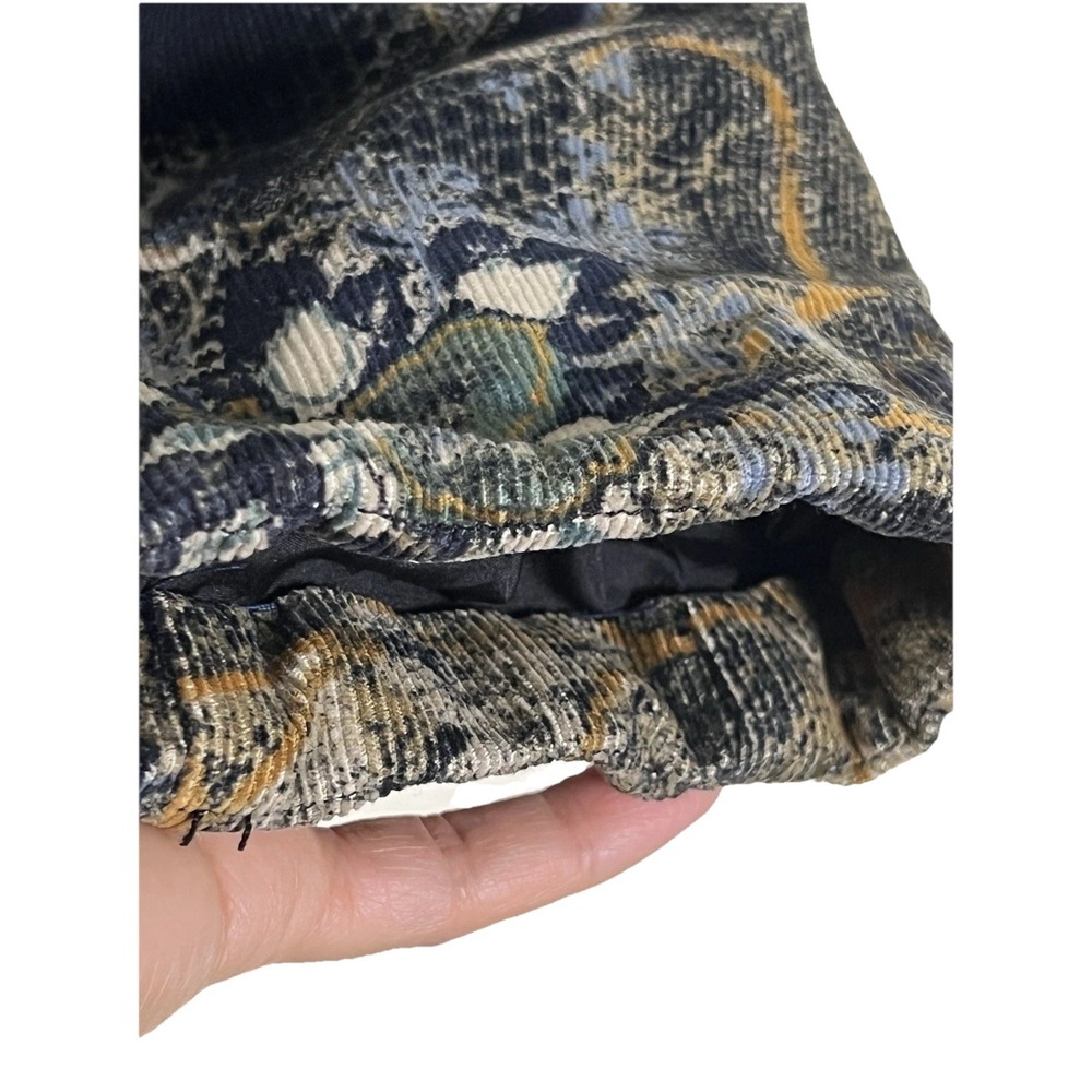 Chico Womens Blazer 2 Black Peacock Print Vintage Y2K Classic Single Breasted - Picture 6 of 16
